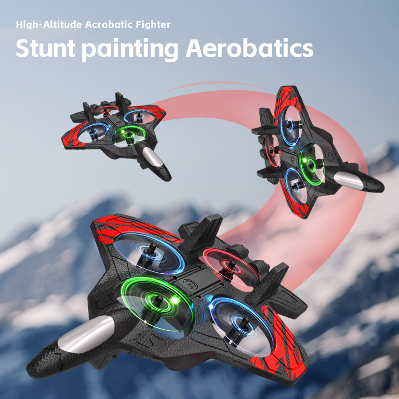 RC Fighter Plane Drone EPP Ant - Drone Beacon Light ulasan dan harga