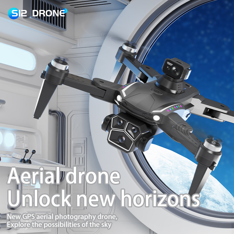 Original S12 Drone 8K Professi - Drone Controller Screen ulasan dan harga