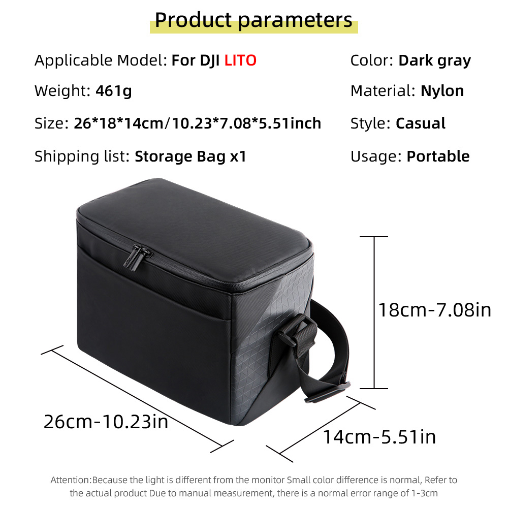 Carrying Case for DJI Lito X1  - Drone Carrying Case ulasan dan harga