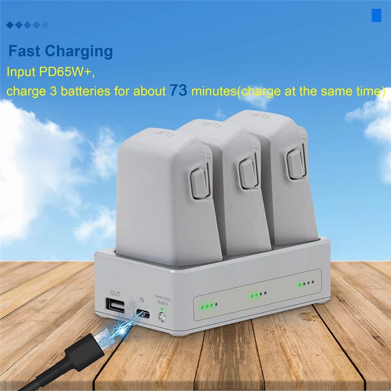 B92B Three-Way Charging Hub fo - Drone Charging Hub ulasan dan harga