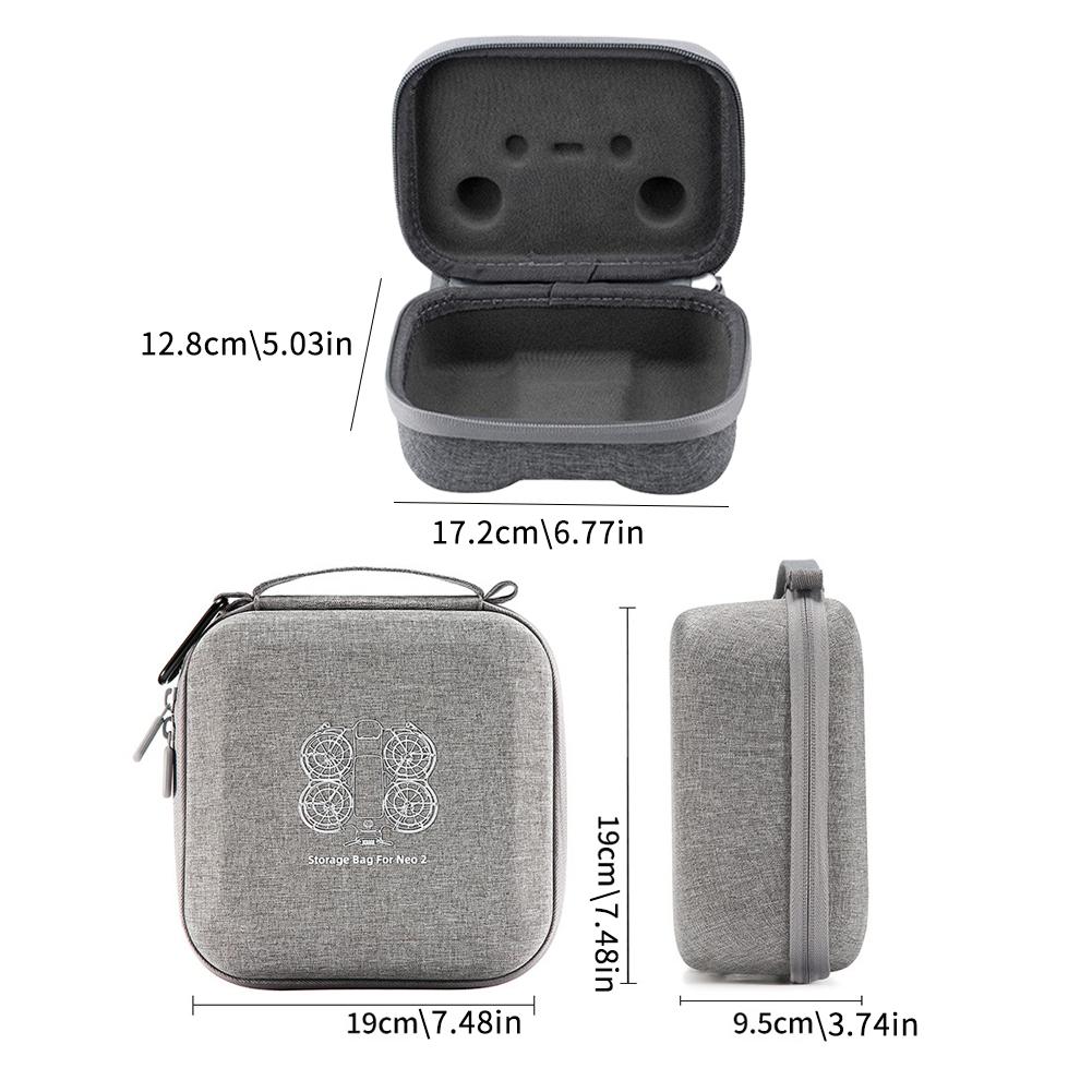  for dji Neo2 Carrying Bag PU  - Drone Hard Shell Case ulasan dan harga