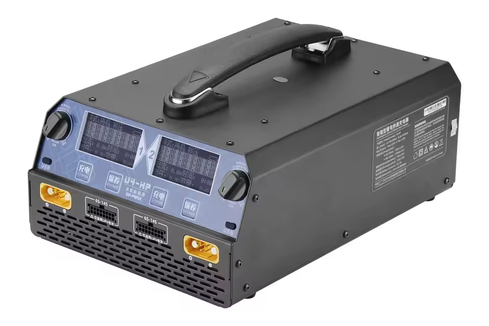 EV-PEAK U4-HP 2400W 25A Dual C - Drone Battery Charger ulasan dan harga