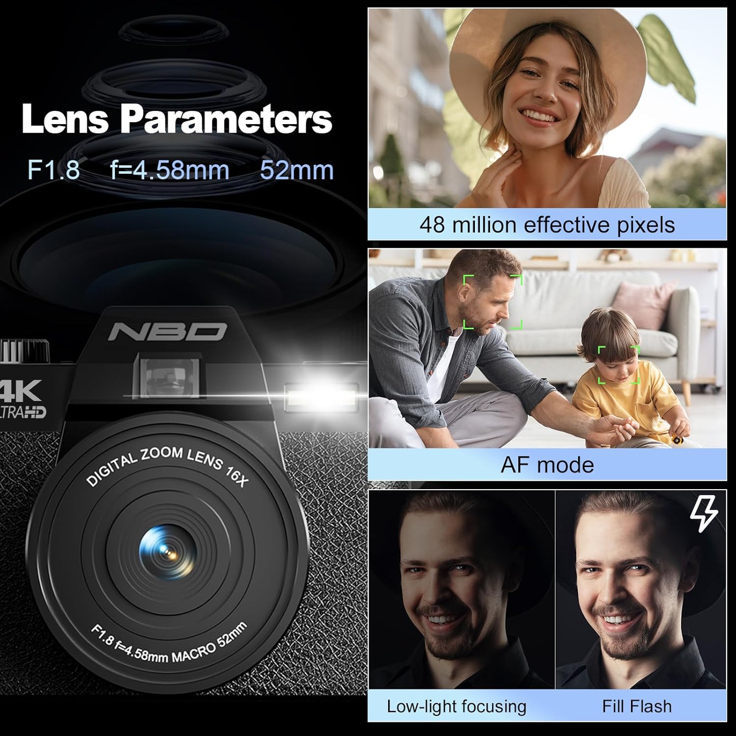 NBD 4K Digital Cameras for Pho - Canon Camera Eos R50 ulasan dan harga