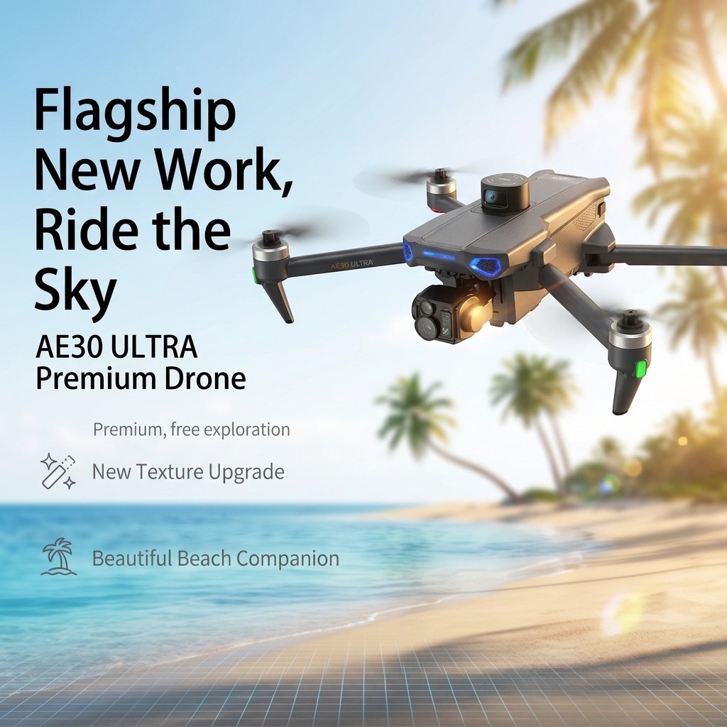 NEW AE30 Ultra GPS Drone 4K Pr - Drone Controller Screen ulasan dan harga